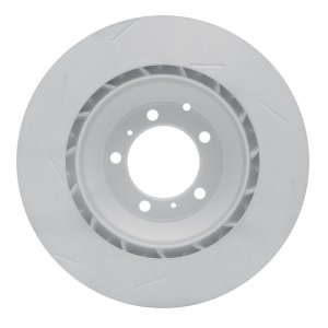 Porsche Panamera Brake Rotor (1) - Left Rear - R1 Concepts - Slotted Carbon Alloy GeoMET - `18-`23